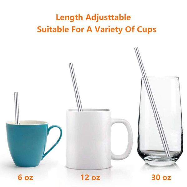 drinking straws portable environmental protection metal straw suitable for traveling and camping reusable
drinking straws portable environmental protection metal straw suitable for traveling and camping reusable