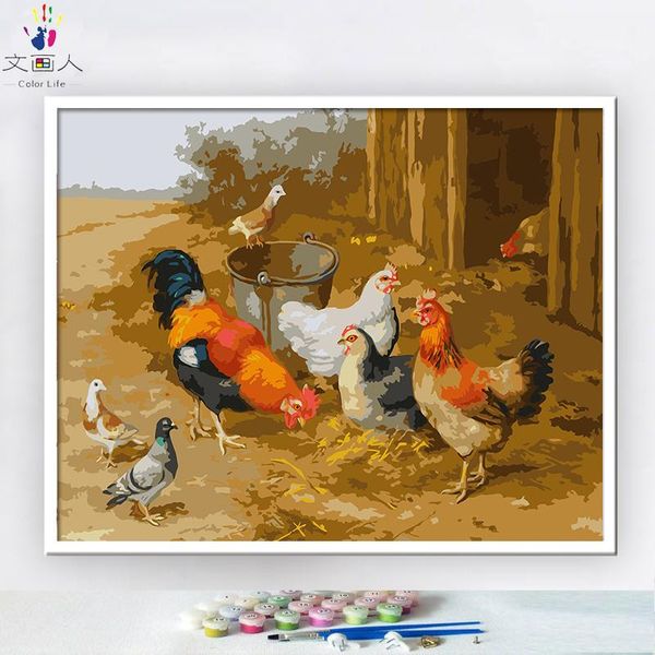 paintings paint by number art painting numbers animal chicken series hand-painted color oil
paintings paint by number art painting numbers animal chicken series hand-painted color oil