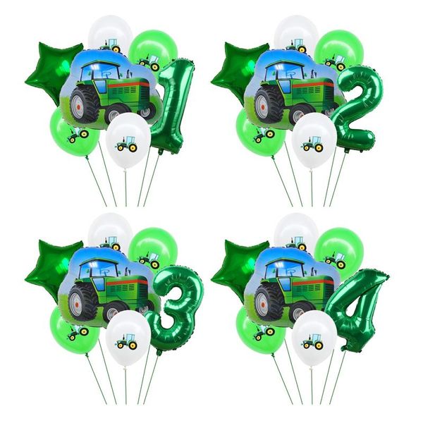 7pcs tractor digital balloons set green construction car foil balloon boys gifts birthday party decor kids toys home supplies decoration
7pcs tractor digital balloons set green construction car foil balloon boys gifts birthday party decor kids toys home supplies decoration