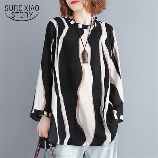 fashion woman blouses striped chiffon blouse shirt women loose plus size long sleeve shirts blusas 2095 50 210506, White
fashion woman blouses striped chiffon blouse shirt women loose plus size long sleeve shirts blusas 2095 50 210506, White
