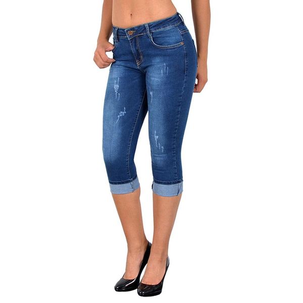 style plus size fashion summer women high waist skinny jeans knee length hole ripped denim capri slim streetwear stretch casual, Blue
style plus size fashion summer women high waist skinny jeans knee length hole ripped denim capri slim streetwear stretch casual, Blue