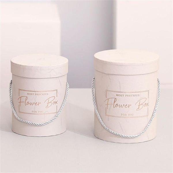 gift wrap decor storage box wedding package goodies candy round flower