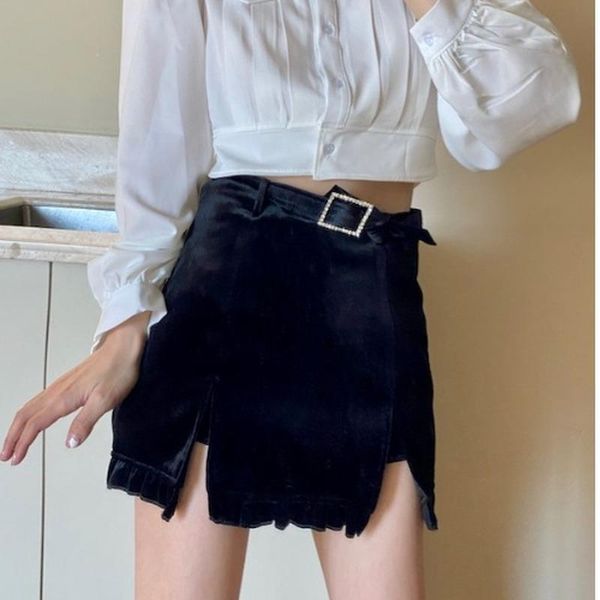 skirts y2k women summer solid a-line velvet split shorts skirt aesthetic cute mini black
skirts y2k women summer solid a-line velvet split shorts skirt aesthetic cute mini black