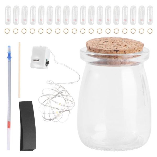 party favor 1 set message in bottle letter love mini wish