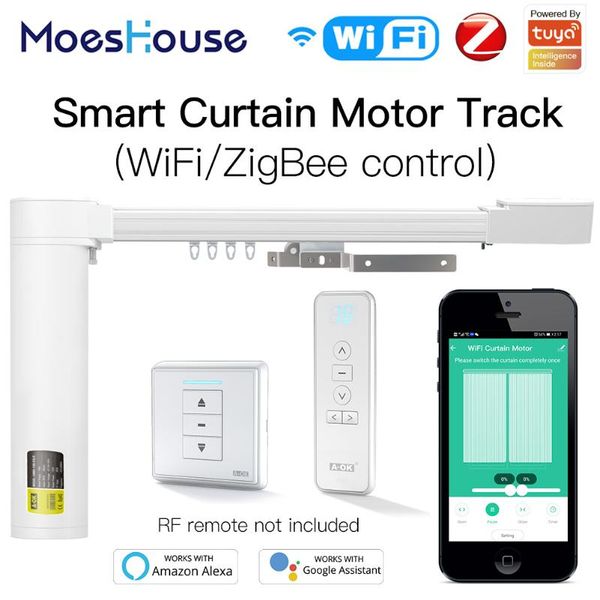 smart home control upgraded wifi zigbee tuya curtain motor track customized system rf remote alexa google multiple controlling modes
smart home control upgraded wifi zigbee tuya curtain motor track customized system rf remote alexa google multiple controlling modes