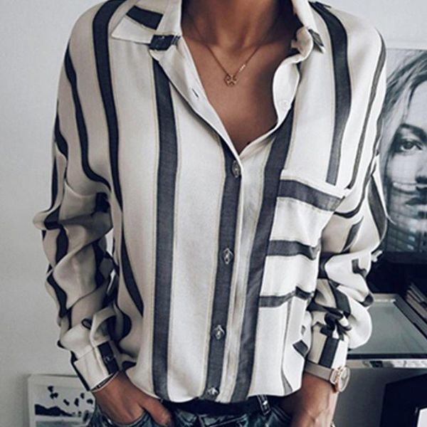 women's blouses & shirts fashion women vintage long sleeve loose blouse casual shirt summer chiffon, White
women's blouses & shirts fashion women vintage long sleeve loose blouse casual shirt summer chiffon, White