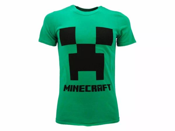 t shirt shirt shirt sleeve video game minecraft creeper original uf, White;black
t shirt shirt shirt sleeve video game minecraft creeper original uf, White;black