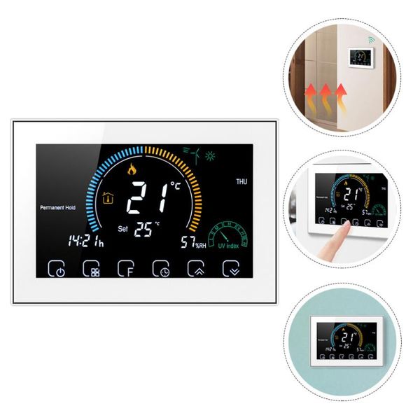 smart home control 1 set thermostat intelligent temperature controller decoration 
smart home control 1 set thermostat intelligent temperature controller decoration