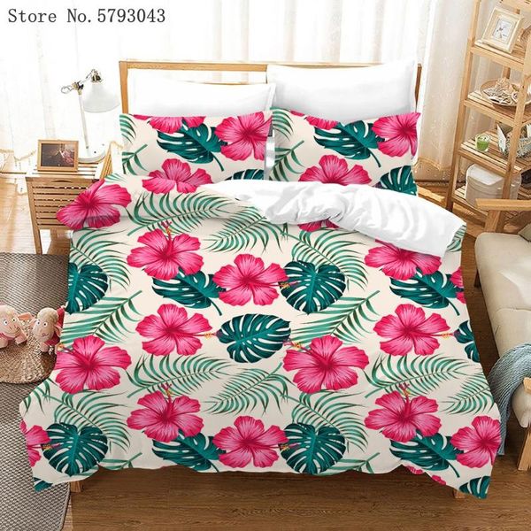 2/3 pieces tropical flower bedding set animals flamingo duvet cover home colorful bed quilt for bedroom sets
2/3 pieces tropical flower bedding set animals flamingo duvet cover home colorful bed quilt for bedroom sets