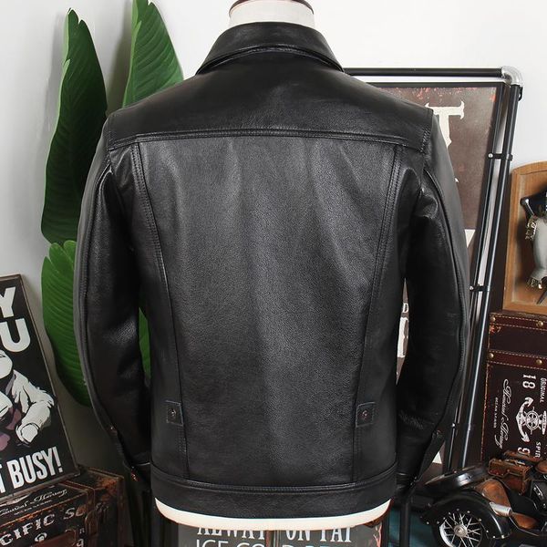 men's leather & faux 2021 black japan casual style genuine jacket men plus size 4xl real natural cowhide spring slim fit short 507 coat
men's leather & faux 2021 black japan casual style genuine jacket men plus size 4xl real natural cowhide spring slim fit short 507 coat