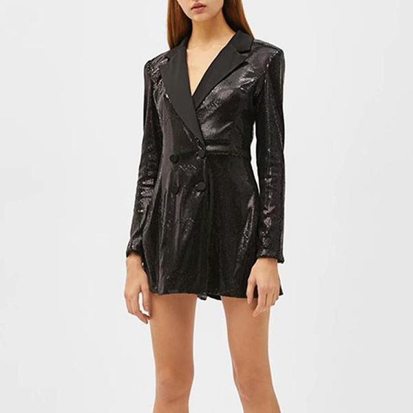 women's jumpsuits & rompers vintage black sequins jumpsuit women overalls fashion womens korean long sleeve for 2021, Black;white
women's jumpsuits & rompers vintage black sequins jumpsuit women overalls fashion womens korean long sleeve for 2021, Black;white