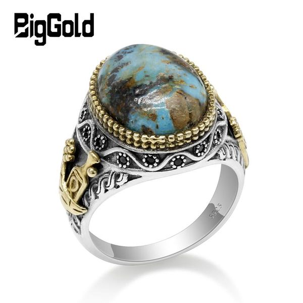cluster rings turkish jewelry 925 sterling silver men ring with blue natural stone celebration sign thai for women unisex, Golden;silver
cluster rings turkish jewelry 925 sterling silver men ring with blue natural stone celebration sign thai for women unisex, Golden;silver