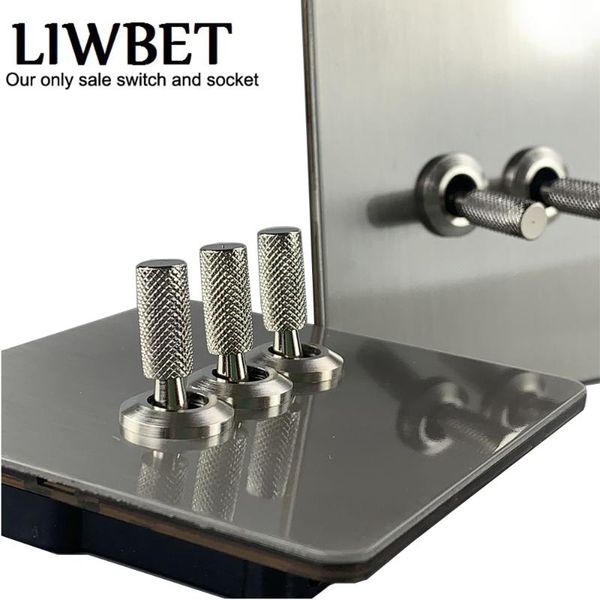 smart home control liwbet silver color wall switch and heavy industry style stainless steel panel 2 way toggle light socket
smart home control liwbet silver color wall switch and heavy industry style stainless steel panel 2 way toggle light socket