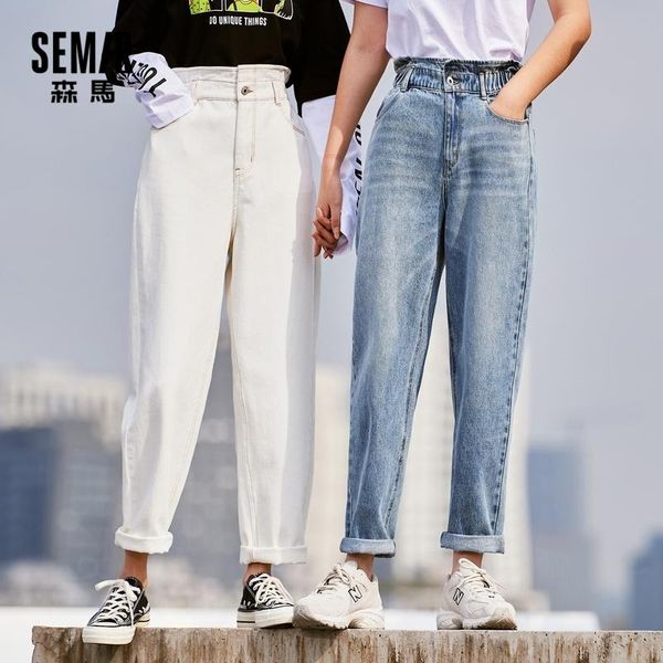 jeans women 2021 spring high waist slim bud pants tapered white korean version women's, Blue
jeans women 2021 spring high waist slim bud pants tapered white korean version women's, Blue