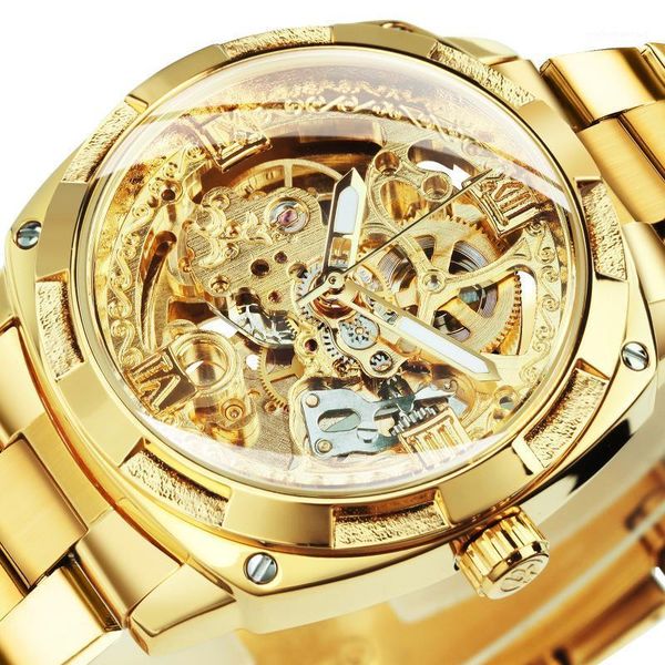 wristwatches forsining transparent skeleton watch for men mechanical 2021 engraving automatic watches mens steel strap, Slivery;brown
wristwatches forsining transparent skeleton watch for men mechanical 2021 engraving automatic watches mens steel strap, Slivery;brown