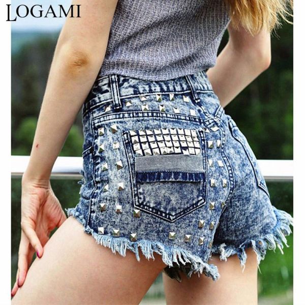 women's jeans logami rivet ripped denim shorts women summer short woman casual, Blue
women's jeans logami rivet ripped denim shorts women summer short woman casual, Blue