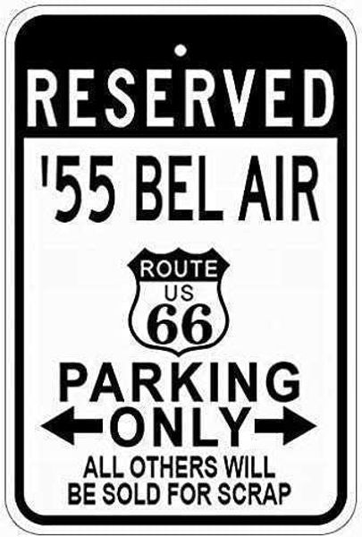 metal signs 1955 55 bel air route 66 tin parking - 8x12 inches retro
metal signs 1955 55 bel air route 66 tin parking - 8x12 inches retro