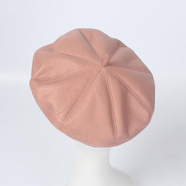 berets leather beret female winter solid color student cute pumpkin hat retro autumn art painter ladies pu womens, Blue;gray
berets leather beret female winter solid color student cute pumpkin hat retro autumn art painter ladies pu womens, Blue;gray