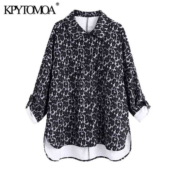 women fashion oversized leopard print asymmetric jacket coat vintage long sleeve pocket female outerwear chic 210420, Black;brown
women fashion oversized leopard print asymmetric jacket coat vintage long sleeve pocket female outerwear chic 210420, Black;brown