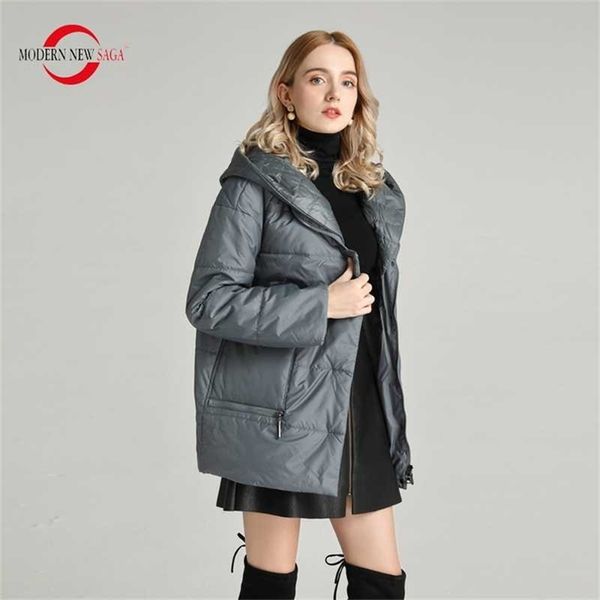 modern saga women autumn jacket hooded thin padded polyester spring warm coat woman s plus size 210927, Black
modern saga women autumn jacket hooded thin padded polyester spring warm coat woman s plus size 210927, Black