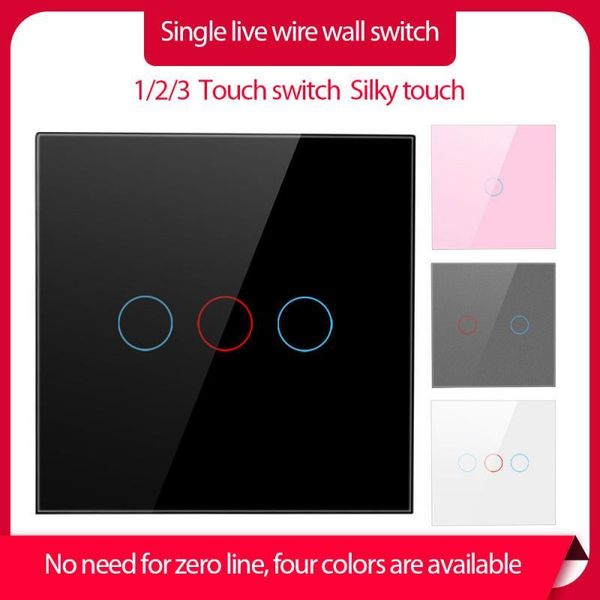 smart home control eu standard wall touch light switch power sensor button tempered glass panel switches with led backlight 1/2/3 gang 90-25
smart home control eu standard wall touch light switch power sensor button tempered glass panel switches with led backlight 1/2/3 gang 90-25