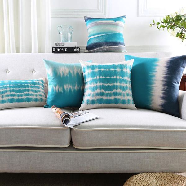 wholesales teal blue pillow cover abstract watercolor printed cotton linen cushion case home decor cushion/decorative
wholesales teal blue pillow cover abstract watercolor printed cotton linen cushion case home decor cushion/decorative