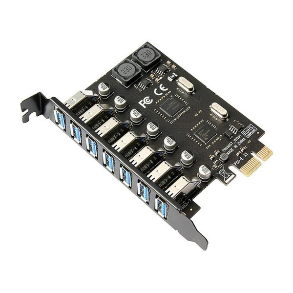 computer cables & connectors usb pcie adapter 7 port 3.0 hub pci-e controller expansion board card for desktop
computer cables & connectors usb pcie adapter 7 port 3.0 hub pci-e controller expansion board card for desktop