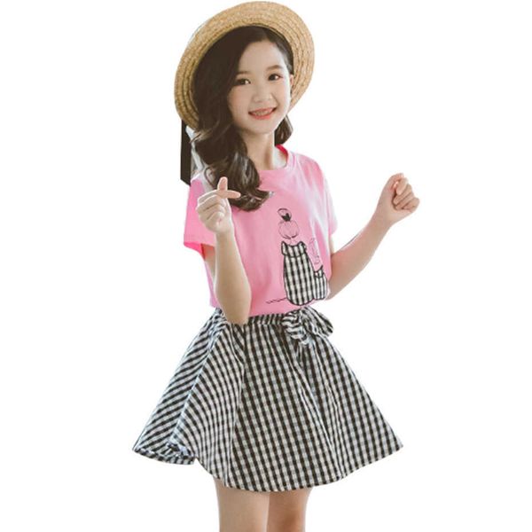 kids clothes plaid tshirt + skirt clothing for girls est sets summer tracksuit 6 8 10 12 14 210528, White
kids clothes plaid tshirt + skirt clothing for girls est sets summer tracksuit 6 8 10 12 14 210528, White