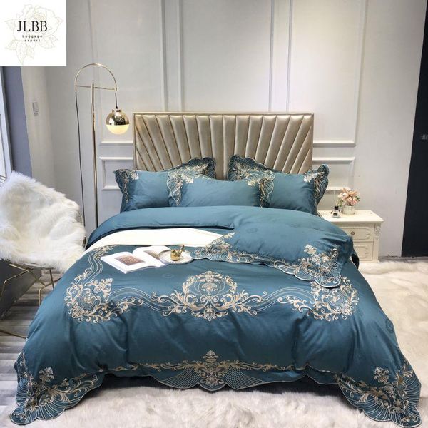bedding sets luxury embroidery set 1000tc egyptian soft comfortable duvet cover bed sheet pillowcases 4pcs home textile
bedding sets luxury embroidery set 1000tc egyptian soft comfortable duvet cover bed sheet pillowcases 4pcs home textile