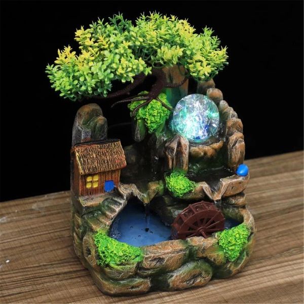 decorative objects & figurines led lights resin rockery flowing water fountain office deskornaments decor
decorative objects & figurines led lights resin rockery flowing water fountain office deskornaments decor