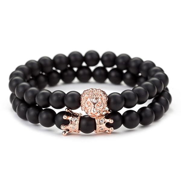 beaded, strands 2pcs 8mm crown lion bracelet beads bracelets distance lovers couples matching gift matte bead stone for women men, Black
beaded, strands 2pcs 8mm crown lion bracelet beads bracelets distance lovers couples matching gift matte bead stone for women men, Black