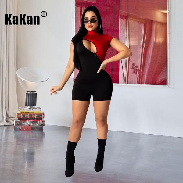 kakan european and american women's zipper open close colorblock jumpsuit 2021 jumpsuits & rompers, Black;white
kakan european and american women's zipper open close colorblock jumpsuit 2021 jumpsuits & rompers, Black;white