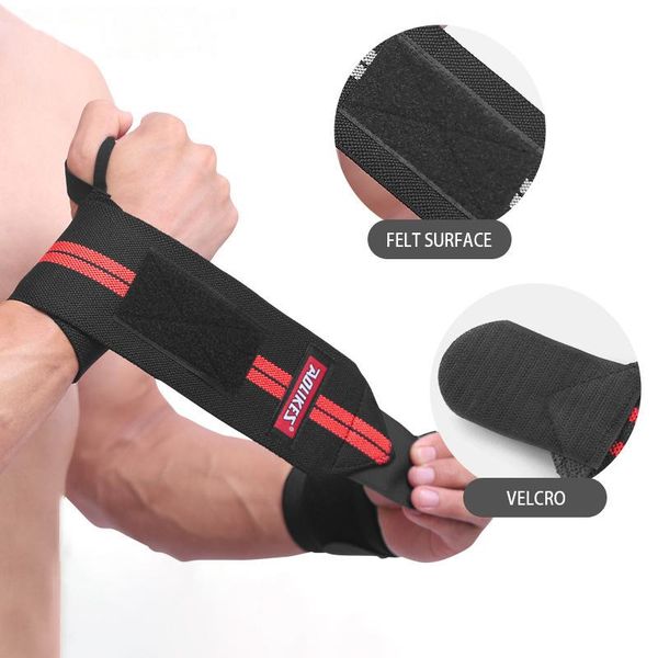 wrist support weight lifting wristband gym wristbands adjustable elastic breathable fitness sprains protection bracer, Black;red
wrist support weight lifting wristband gym wristbands adjustable elastic breathable fitness sprains protection bracer, Black;red