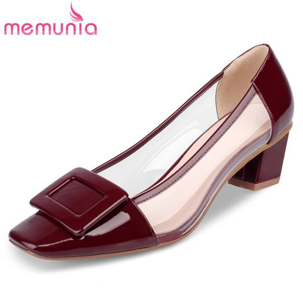 dress shoes memunia 2021 big size 33-43 women pumps square toe spring summer single transparent pvc classic casual ladies, Black
dress shoes memunia 2021 big size 33-43 women pumps square toe spring summer single transparent pvc classic casual ladies, Black