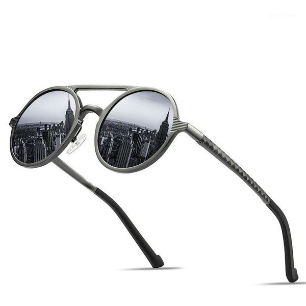 sunglasses men polarized vintage round frame sun glasses aluminum magnesium alloy driver driving mirrors, White;black
sunglasses men polarized vintage round frame sun glasses aluminum magnesium alloy driver driving mirrors, White;black
