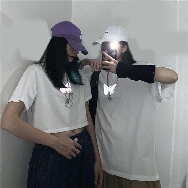 women casual loose butterfly print t shirt short fashion vintage harajuku streetwear brandy style crop women's t-shirt, White
women casual loose butterfly print t shirt short fashion vintage harajuku streetwear brandy style crop women's t-shirt, White