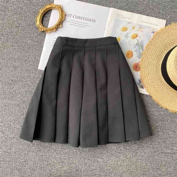 women high elastic waist pleated skirt solid color versatile a-line anti-exhaust fashion spring summer 11b728 210525, Black
women high elastic waist pleated skirt solid color versatile a-line anti-exhaust fashion spring summer 11b728 210525, Black
