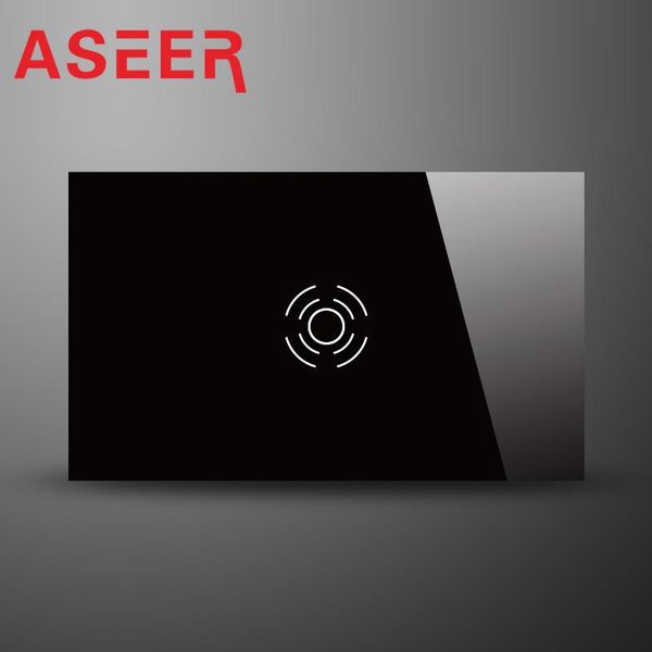 smart home control aseer,us standard wall touch switch,black crystal glass doorbell switch 100w with led indicator,ac110v-240v
smart home control aseer,us standard wall touch switch,black crystal glass doorbell switch 100w with led indicator,ac110v-240v