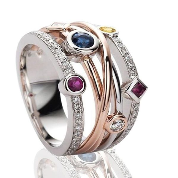 wedding rings trendy rose cross engagement ring men multicolor crystal bride for women valentine's day gift, Slivery;golden
wedding rings trendy rose cross engagement ring men multicolor crystal bride for women valentine's day gift, Slivery;golden
