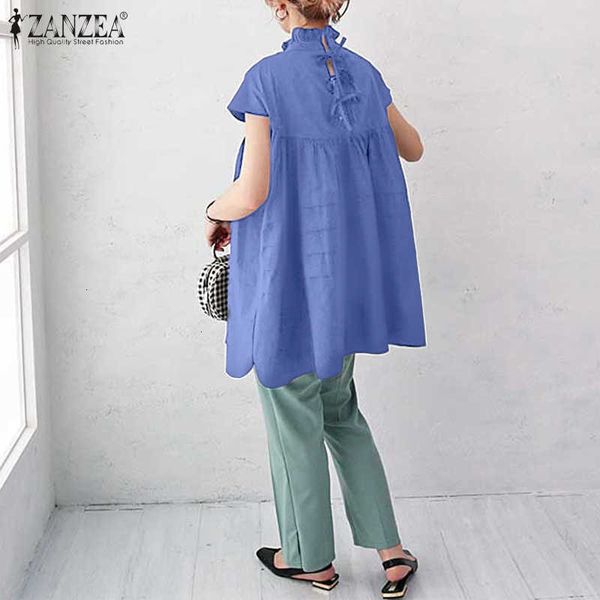 women's blouses & shirts blouses sleeveless ruffle stylish solid summer tank female casual pleatd blusas oversized u3d9, White
women's blouses & shirts blouses sleeveless ruffle stylish solid summer tank female casual pleatd blusas oversized u3d9, White
