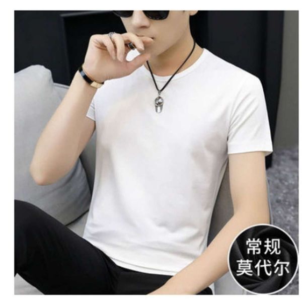 modal summer men's short sleeve t-shirt fashion brand clothes printed ice silk half, White;black
modal summer men's short sleeve t-shirt fashion brand clothes printed ice silk half, White;black
