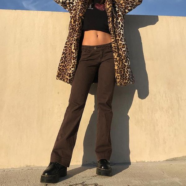 retro harajuku y2k brown denim jeans joggers women fashion low waist straight pants streetwear vintage 90s trouser women's & capris, Black;white
retro harajuku y2k brown denim jeans joggers women fashion low waist straight pants streetwear vintage 90s trouser women's & capris, Black;white