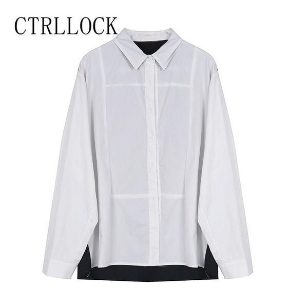 women's blouses & shirts ctrllock harajuku color patchwork stitching shirt women summer casual long sleeve single breasted t-shirt 2021, White
women's blouses & shirts ctrllock harajuku color patchwork stitching shirt women summer casual long sleeve single breasted t-shirt 2021, White