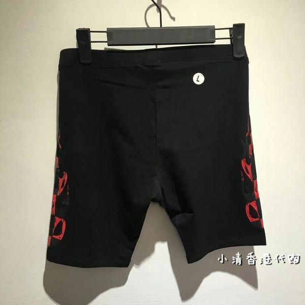 shorts new kong women's crosin red and hong black flame casual ch sports fitness cycling pants, White;black
shorts new kong women's crosin red and hong black flame casual ch sports fitness cycling pants, White;black