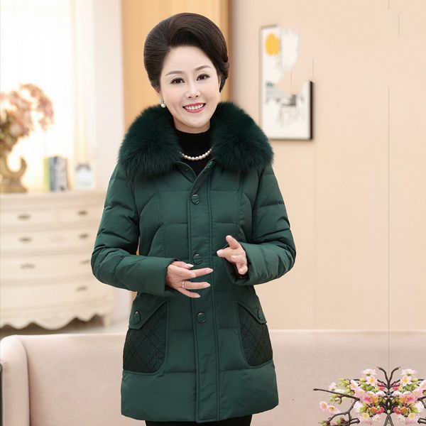 coat down winter woman jacket with middle-aged hood older plus size large fur collar female jackets parka 6xl 7xl kj701 9aqq, Black
coat down winter woman jacket with middle-aged hood older plus size large fur collar female jackets parka 6xl 7xl kj701 9aqq, Black