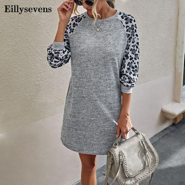 women leopard print long sleeve loose dress ladies clubwear evening party short mini dresses female o neck dress#3 casual, Black;gray
women leopard print long sleeve loose dress ladies clubwear evening party short mini dresses female o neck dress#3 casual, Black;gray