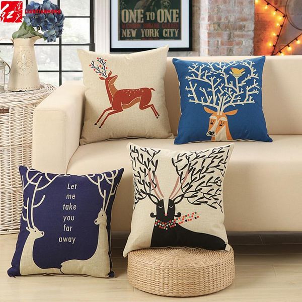 cushion/decorative pillow nordic style creative cartoon deer print square 45cm cushion home decor sofa seat back cusion car office chair nap
cushion/decorative pillow nordic style creative cartoon deer print square 45cm cushion home decor sofa seat back cusion car office chair nap