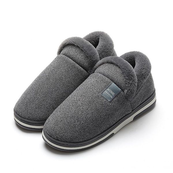 women cotton slippers winter warm indoor plush velvet house shoes for men non slip male drop, Black
women cotton slippers winter warm indoor plush velvet house shoes for men non slip male drop, Black
