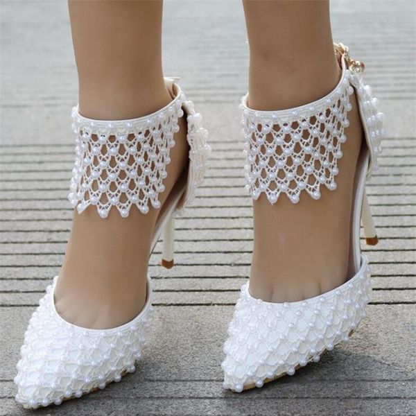 dress shoes size 34-42 women's white pearl lace mesh wedding stiletto pointed banquet sweet wild female single shoe, Black
dress shoes size 34-42 women's white pearl lace mesh wedding stiletto pointed banquet sweet wild female single shoe, Black