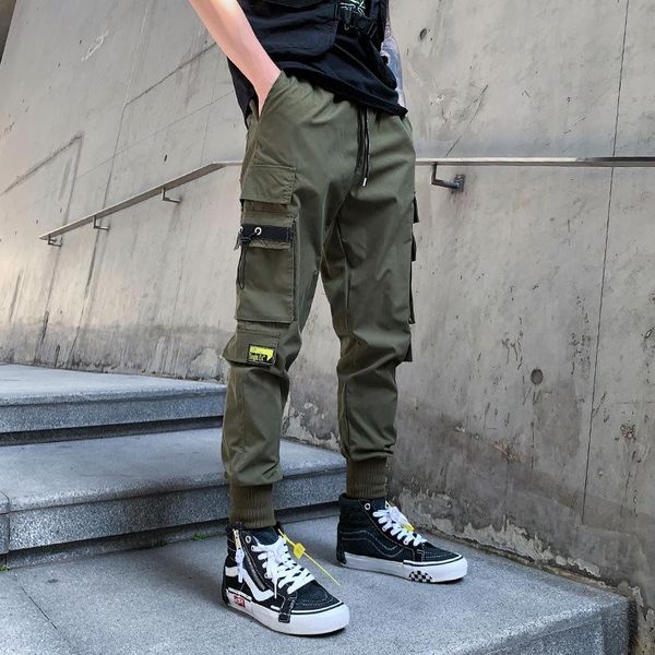 men's pants spring and summer leisure male function fengri youth small feet country tide overalls, Black
men's pants spring and summer leisure male function fengri youth small feet country tide overalls, Black